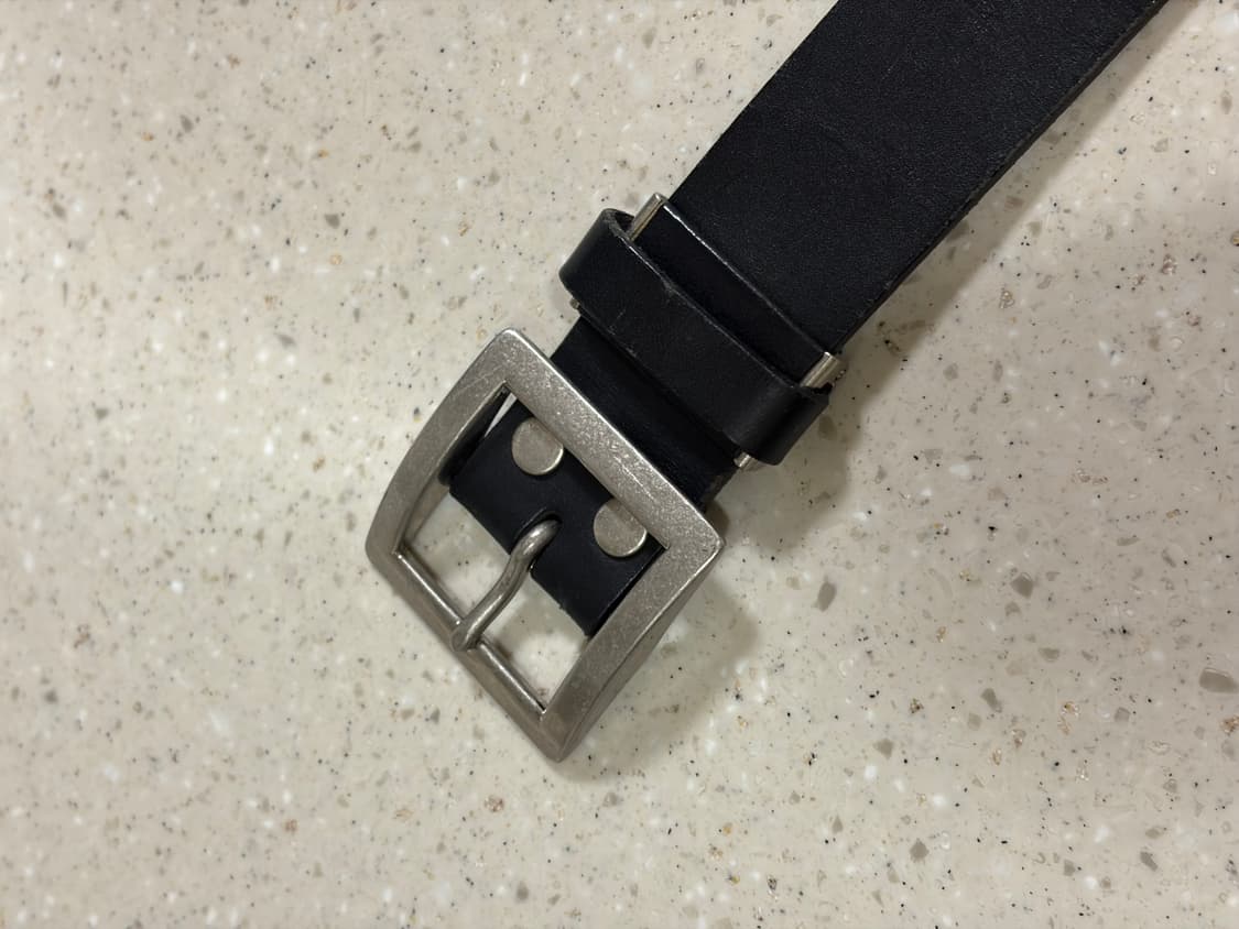 이태리 리얼레더 싱글핀 개리슨 벨트 상품이미지2