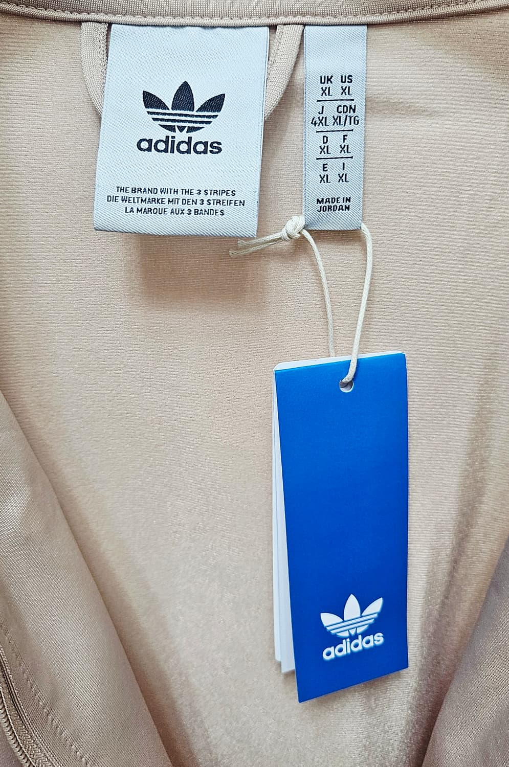 (110~120)2XL☆우주매물아디다스파이어버드[연베이지브라운]트랙탑져지 상품이미지2