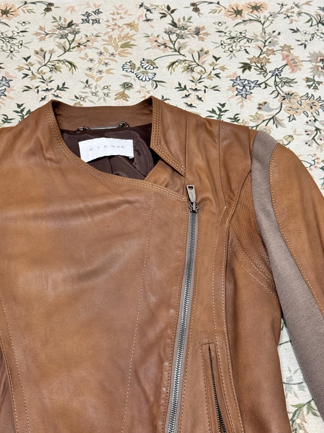 MICHAA  brown goat leather jacket 상품이미지1