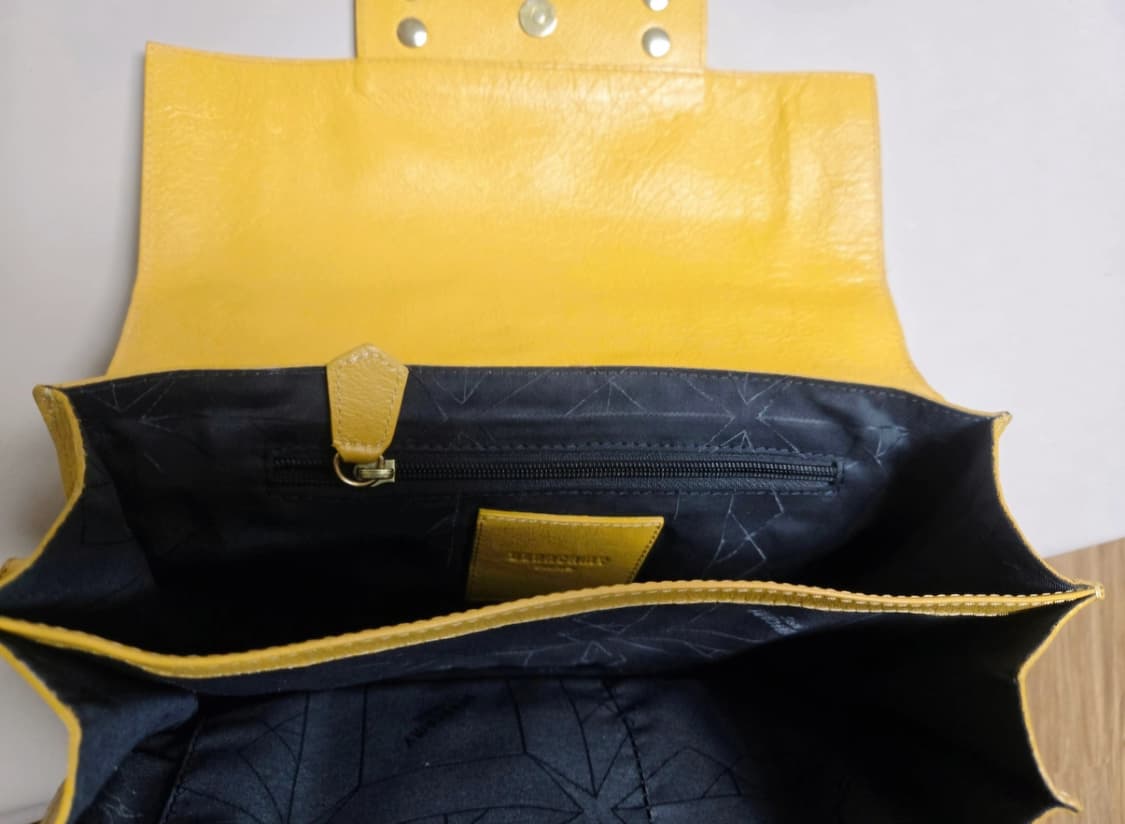 베라카미 파리스 - 옐로우 가죽 크로스백 [정품] 상품이미지4