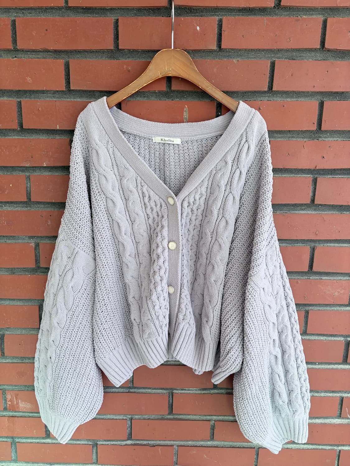 모리걸 연보라 가디건 상품이미지1