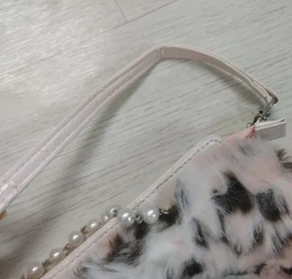 빈티지핑크호피 숄더백클러치백 레오파드오네히메로맨틱갸루핀터깔y2k헤이세이 상품이미지6