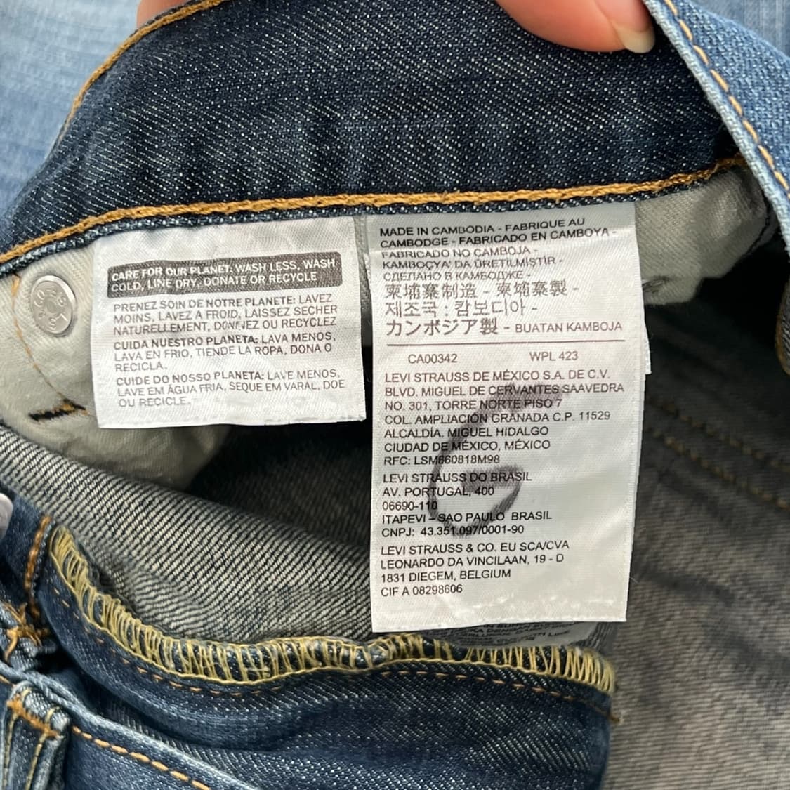 리바이스 527 데님 팬츠 r1453 상품이미지6