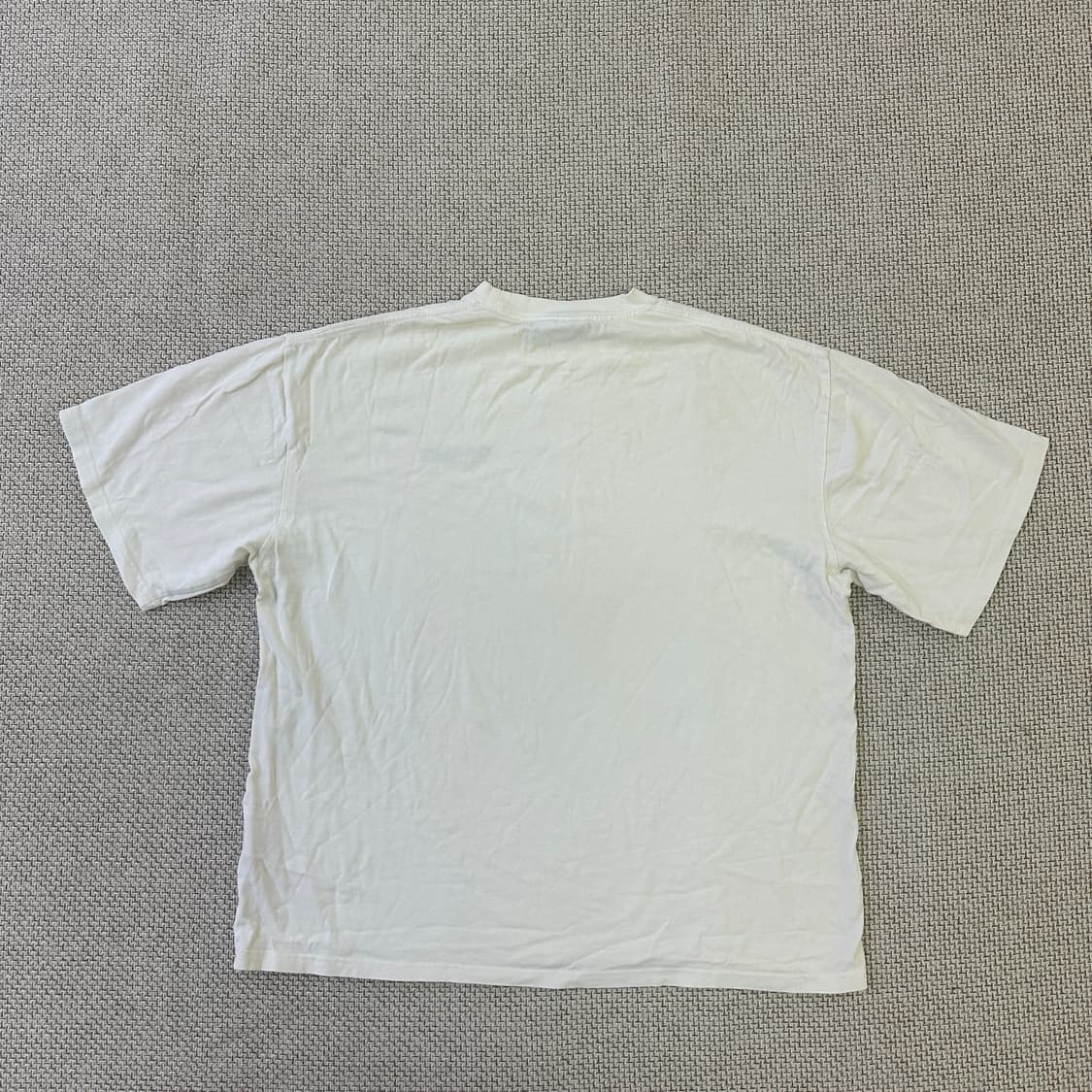 M 커버낫 화이트 로고 오버핏 반팔 0415D 상품이미지4