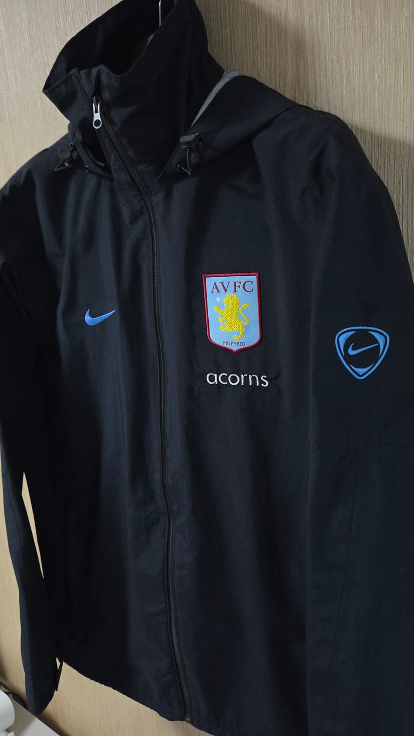 (착샷) 나이키 아스톤빌라 바람막이 후드 09-10시즌 레트로 상품이미지3