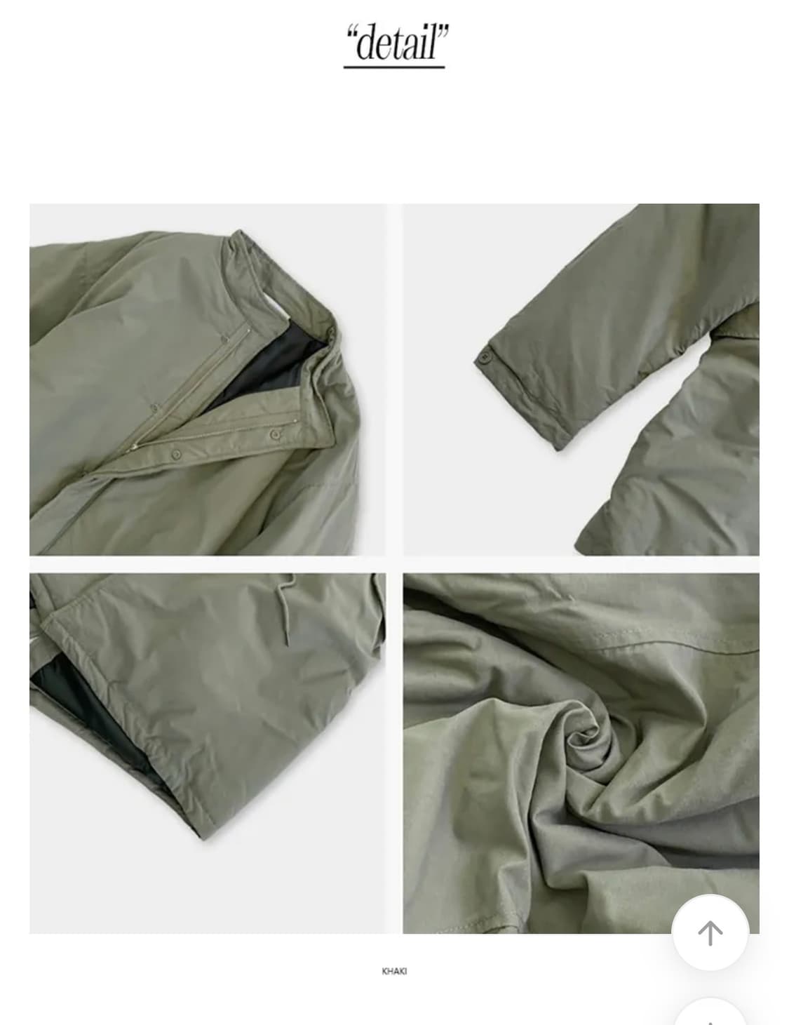 위위미유 롱 피쉬테일 패딩 (새상품) 상품이미지2