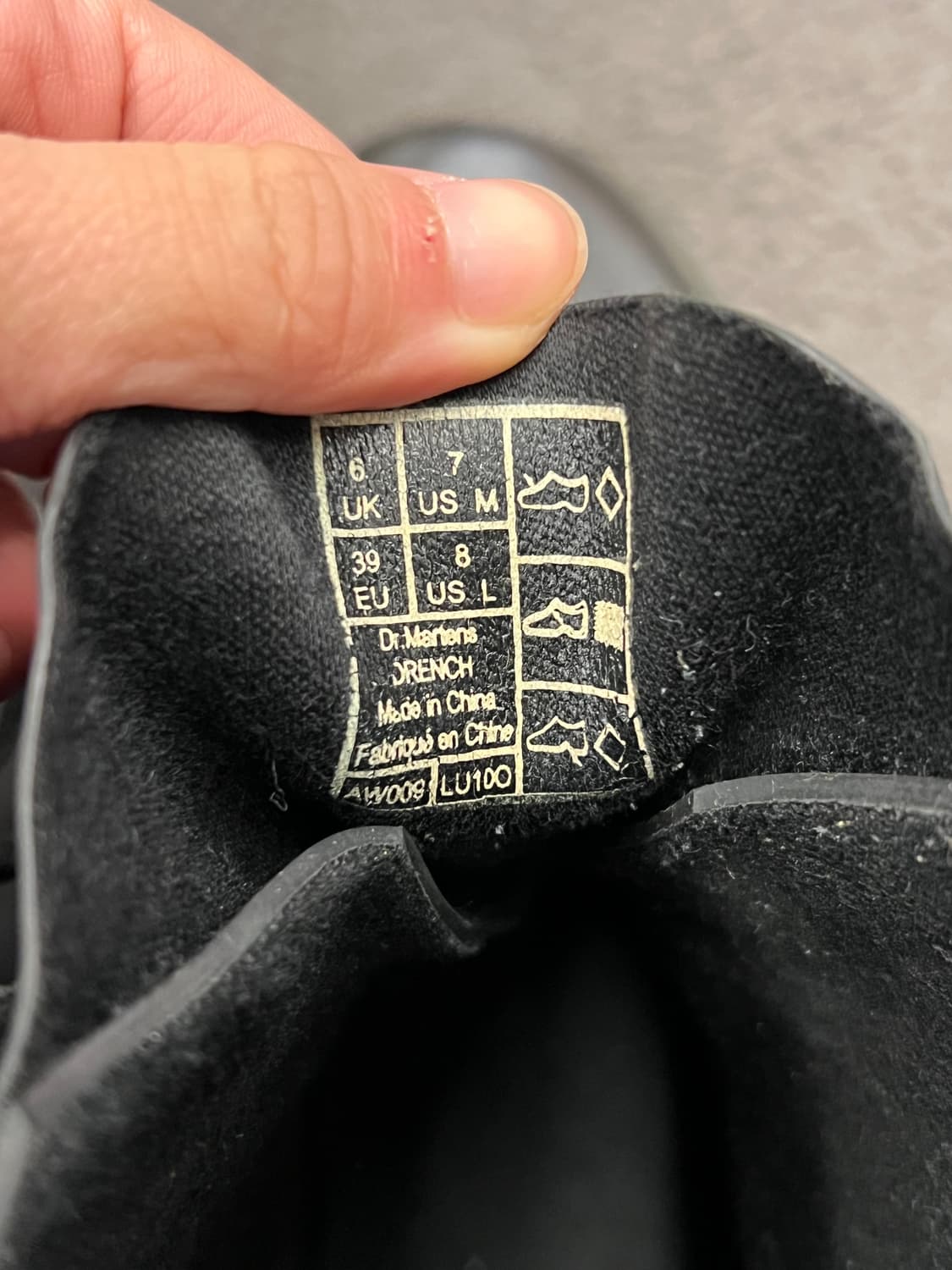 닥터마틴 8홀 부츠 처분  상품이미지3