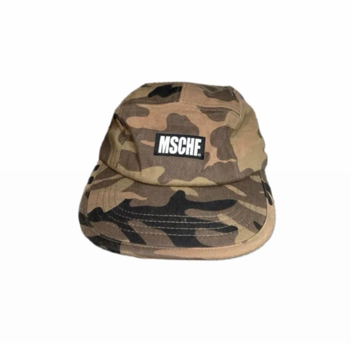 미스치프 옛날로고 카모 캠프캡 모자 볼캡 빈티지 브라운 카고 상품이미지1