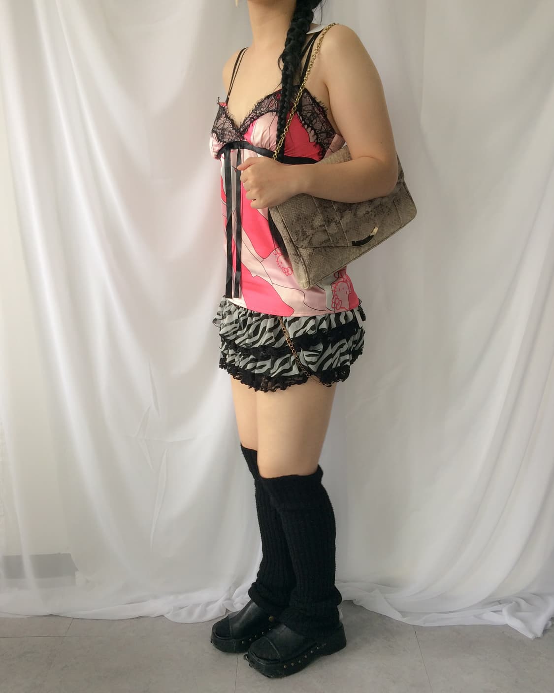 python pattern hand bag 상품이미지8