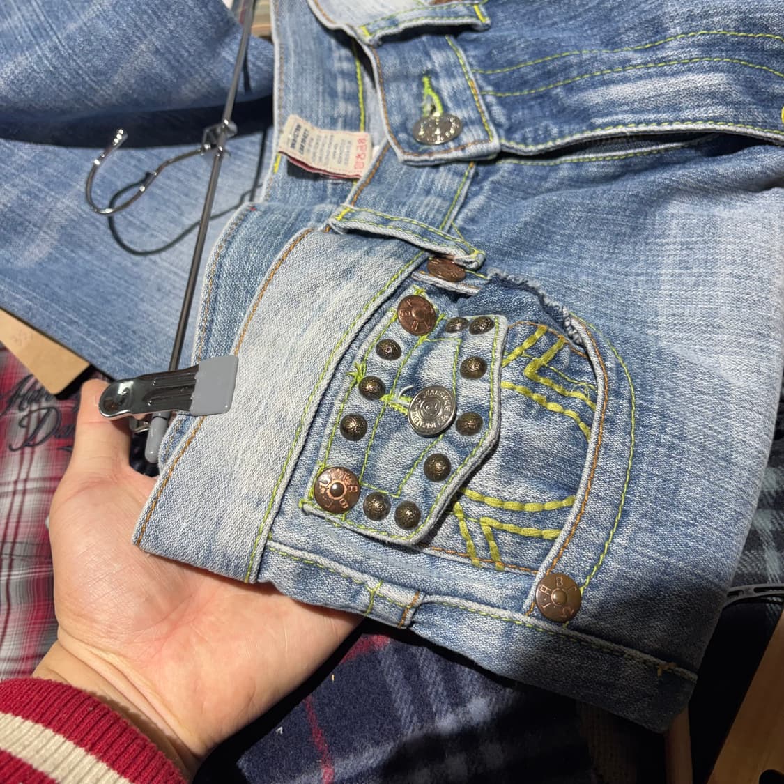 트루릴리젼 made USA 데님팬츠  상품이미지4