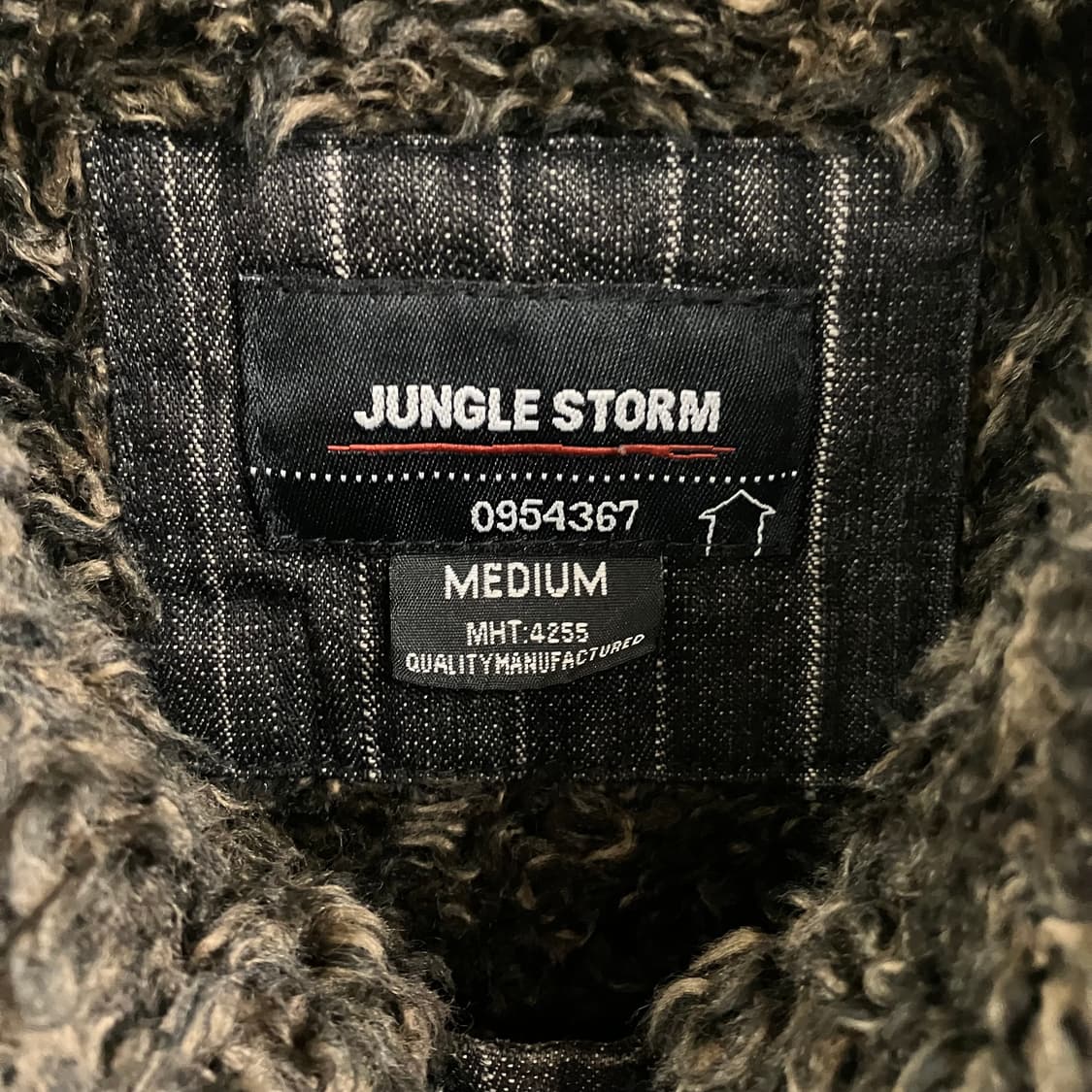 정글스톰 스트라이프 퍼 트리밍 데님 자켓 M 상품이미지3