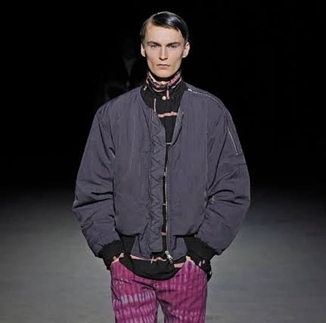 [S] 14AW 드리스 반 노튼 숄더지퍼 봄버 상품이미지3