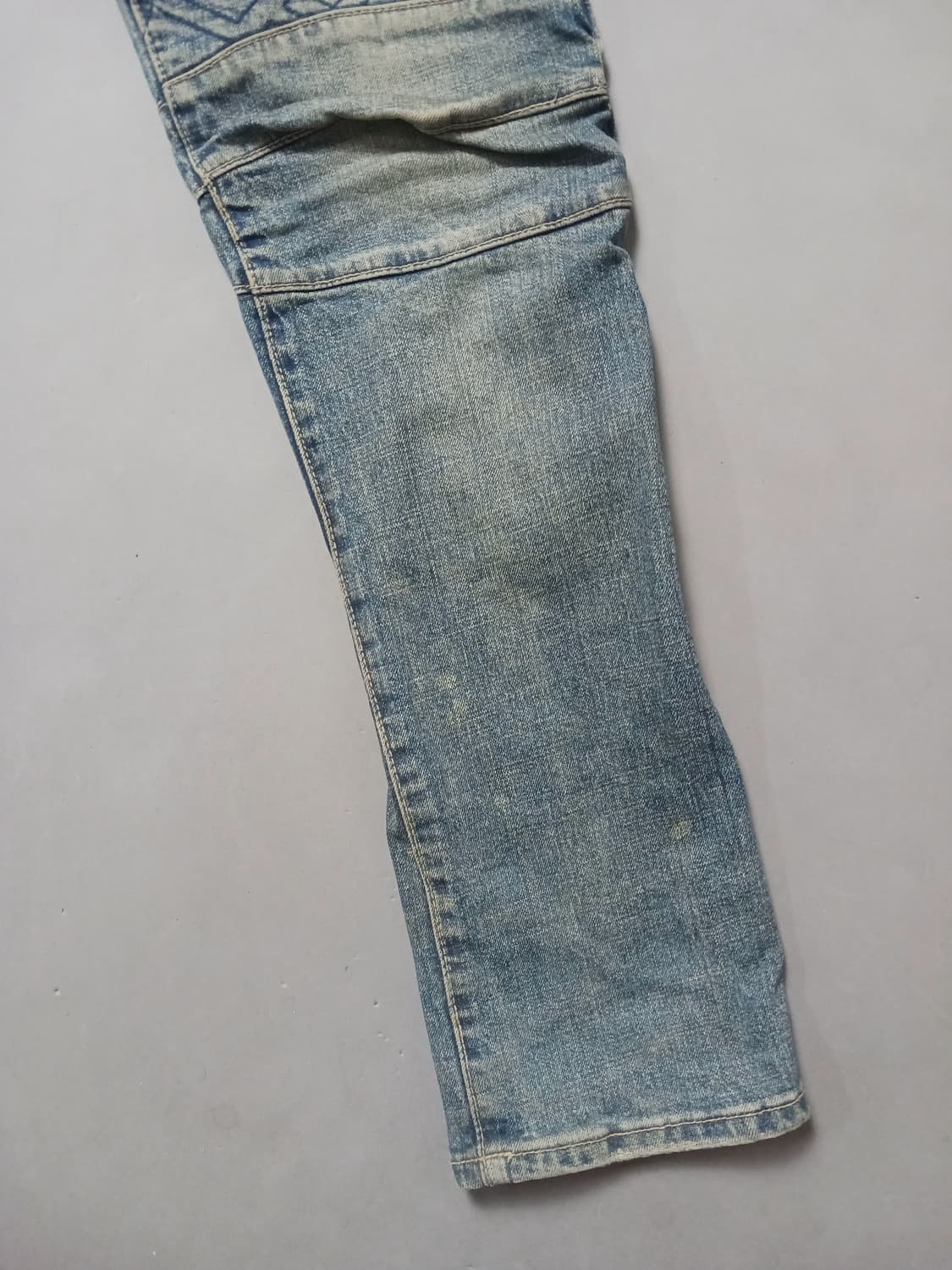 [32] 발망 빈티지 워싱 바이커진 청바지 상품이미지5