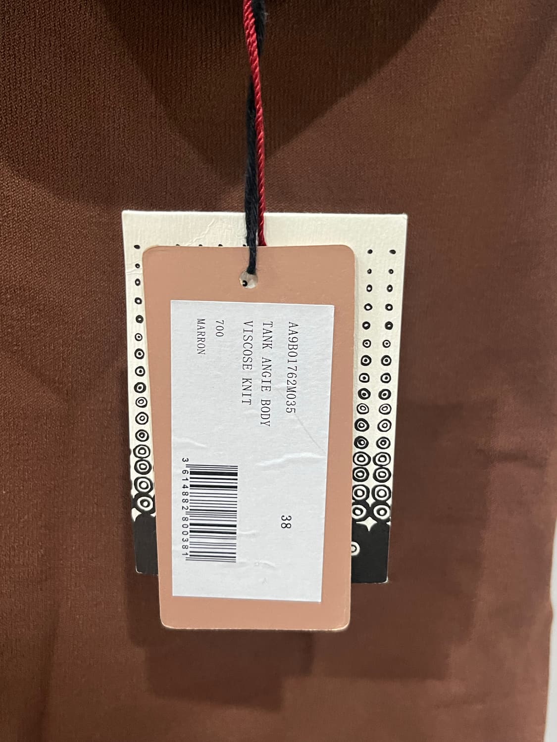 [새상품] 알라이아 브라운 바디수트 38 상품이미지8