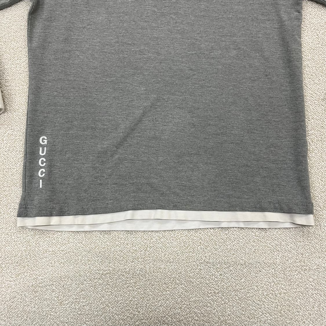 [XL] 남성 견장 패치 롱슬리브 긴팔 카라 티셔츠 3947 상품이미지6