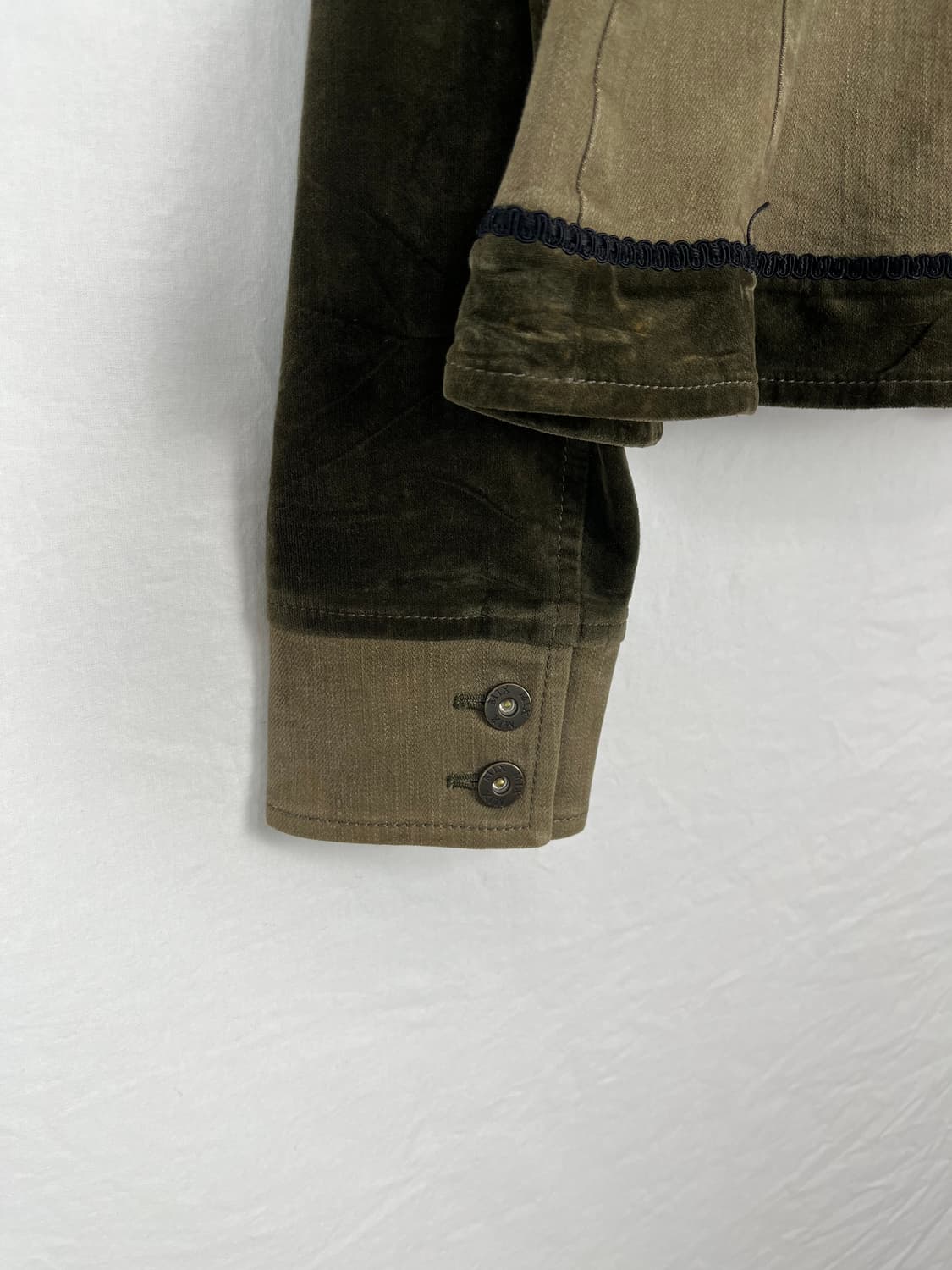 Vintage (maede in japan) 벨벳 도킹자켓 상품이미지7