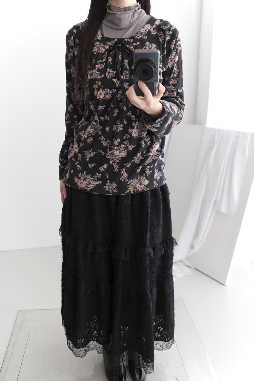 flower lace long sleeve 상품이미지7