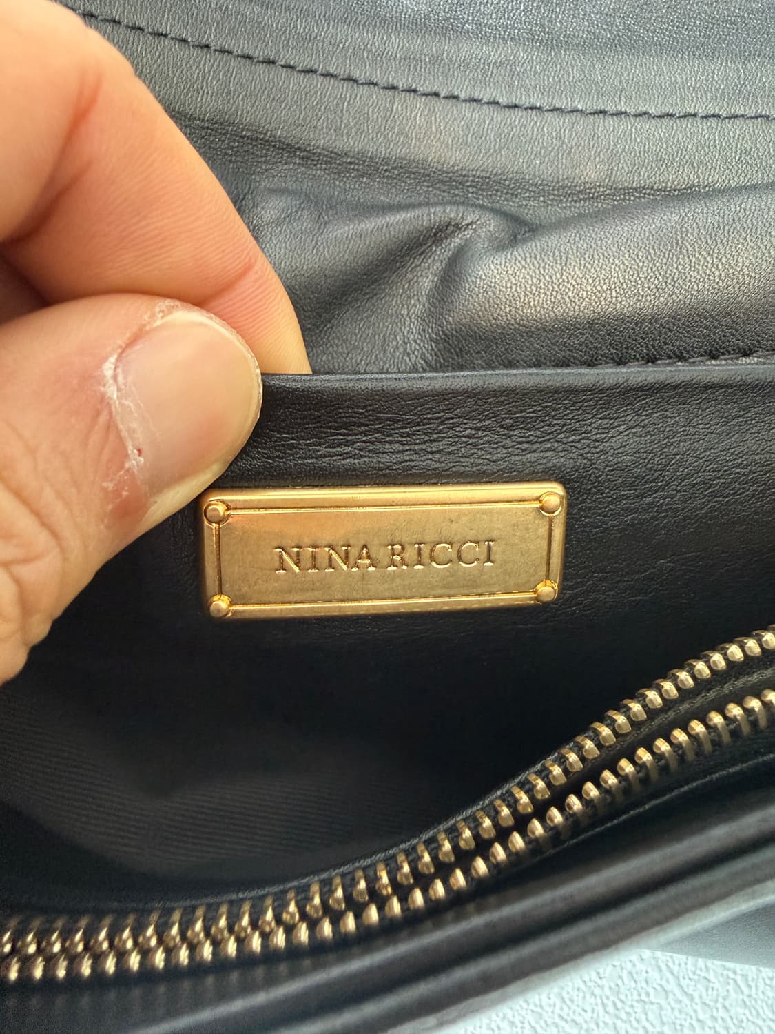 니나리치(NINA RICCI) 레더 체인 숄더백 상품이미지8