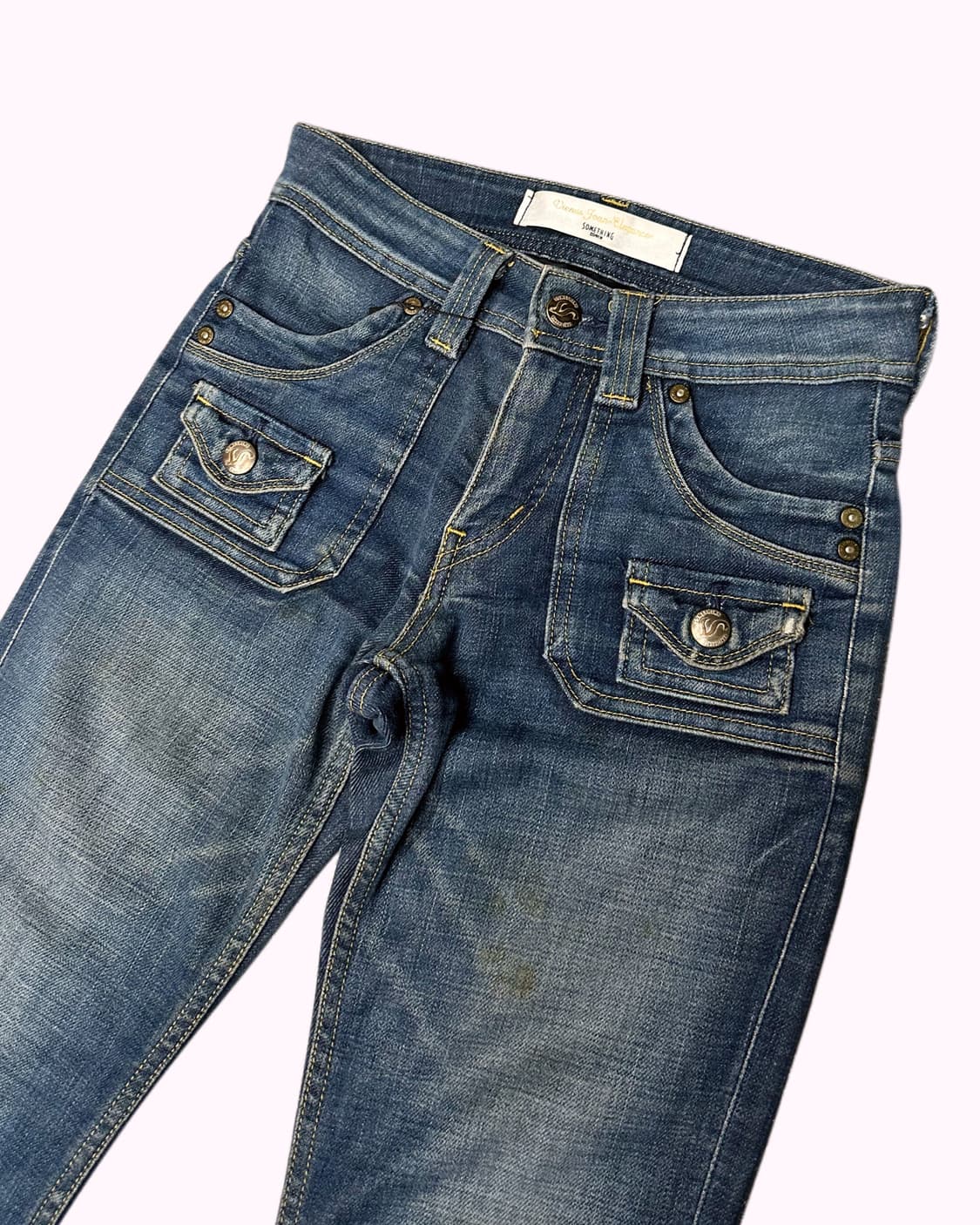 front pocket low-rise boots-cut jean 상품이미지3
