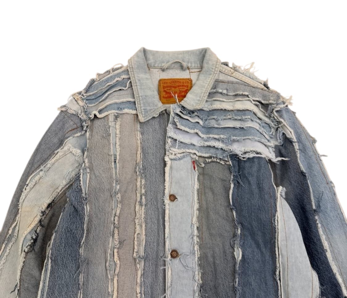 리바이스 데님 해체 리폼 청자켓 F 상품이미지3