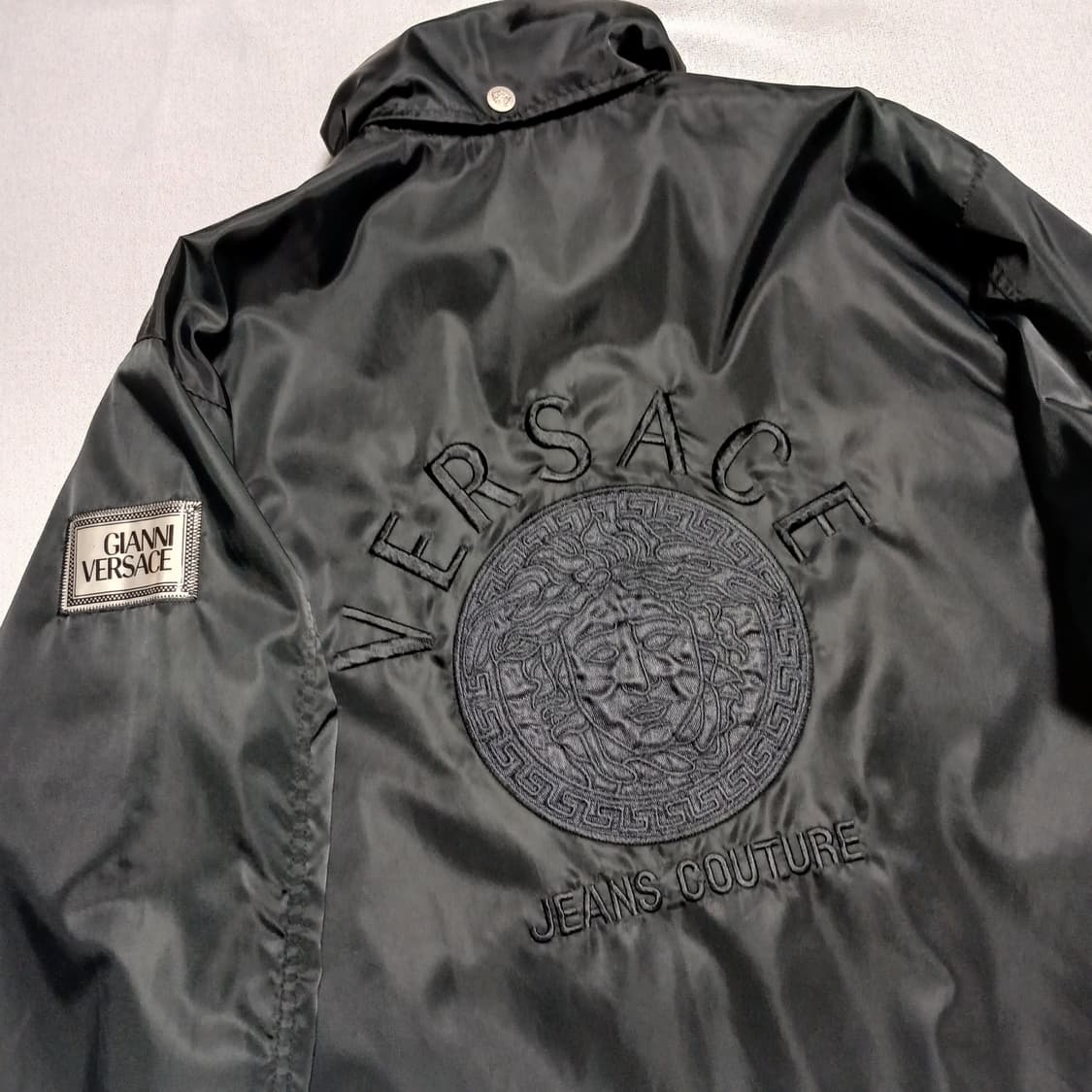 90s 베르사체 빅로고 빈티지 오버핏 자켓 올드스쿨 상품이미지1
