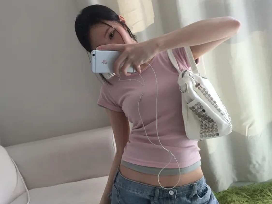 빈티지 스터드 레더 투웨이 숄더백  상품이미지2