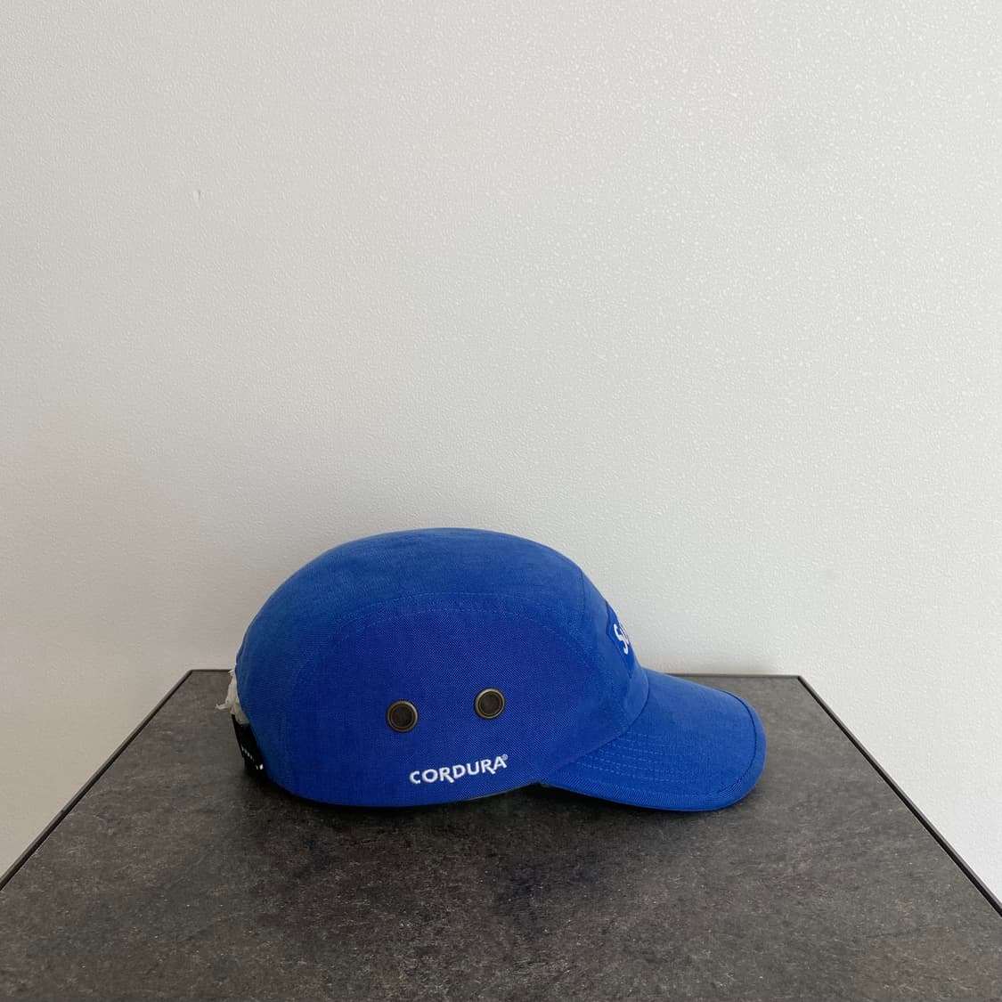 (OS) 슈프림 박스로고 캠프캡 모자 브러쉬드 코듀라 로얄 상품이미지3