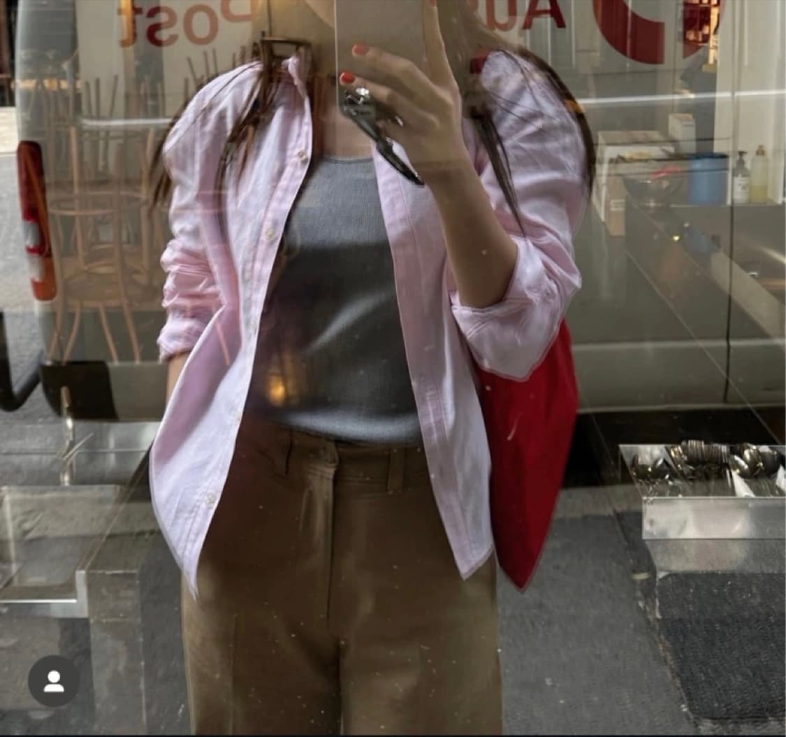 GED 핑크 옥스포드 셔츠 상품이미지4