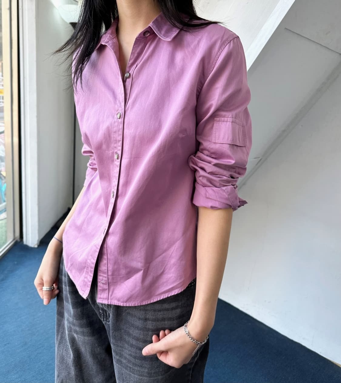 High gauge cotton design shirt 상품이미지8