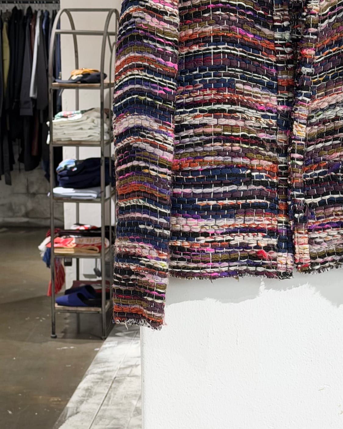 이로 멀티컬러 트위드 울 블렌드 자켓 상품이미지5