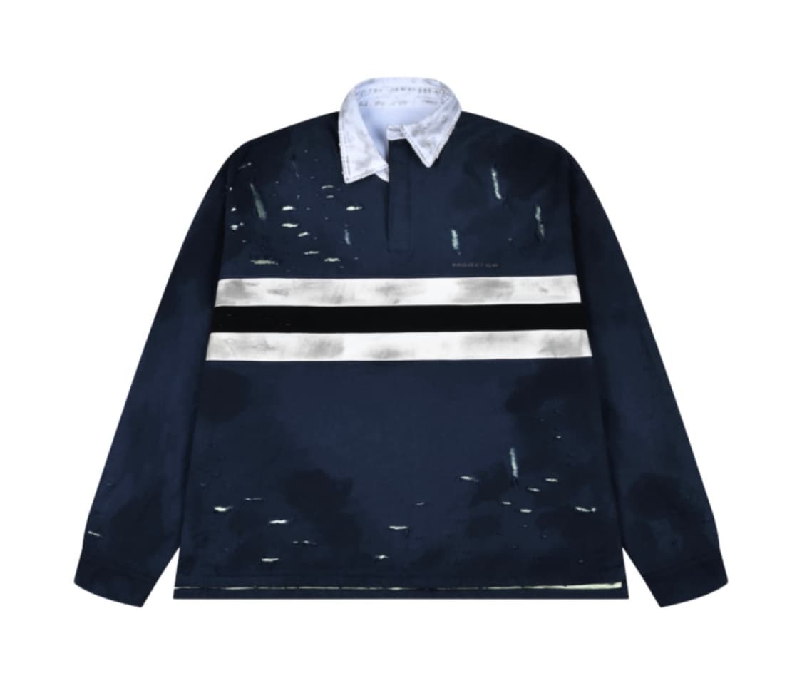 프로젝트 Gr 불리드 폴로 셔츠 네이비 2 상품이미지1