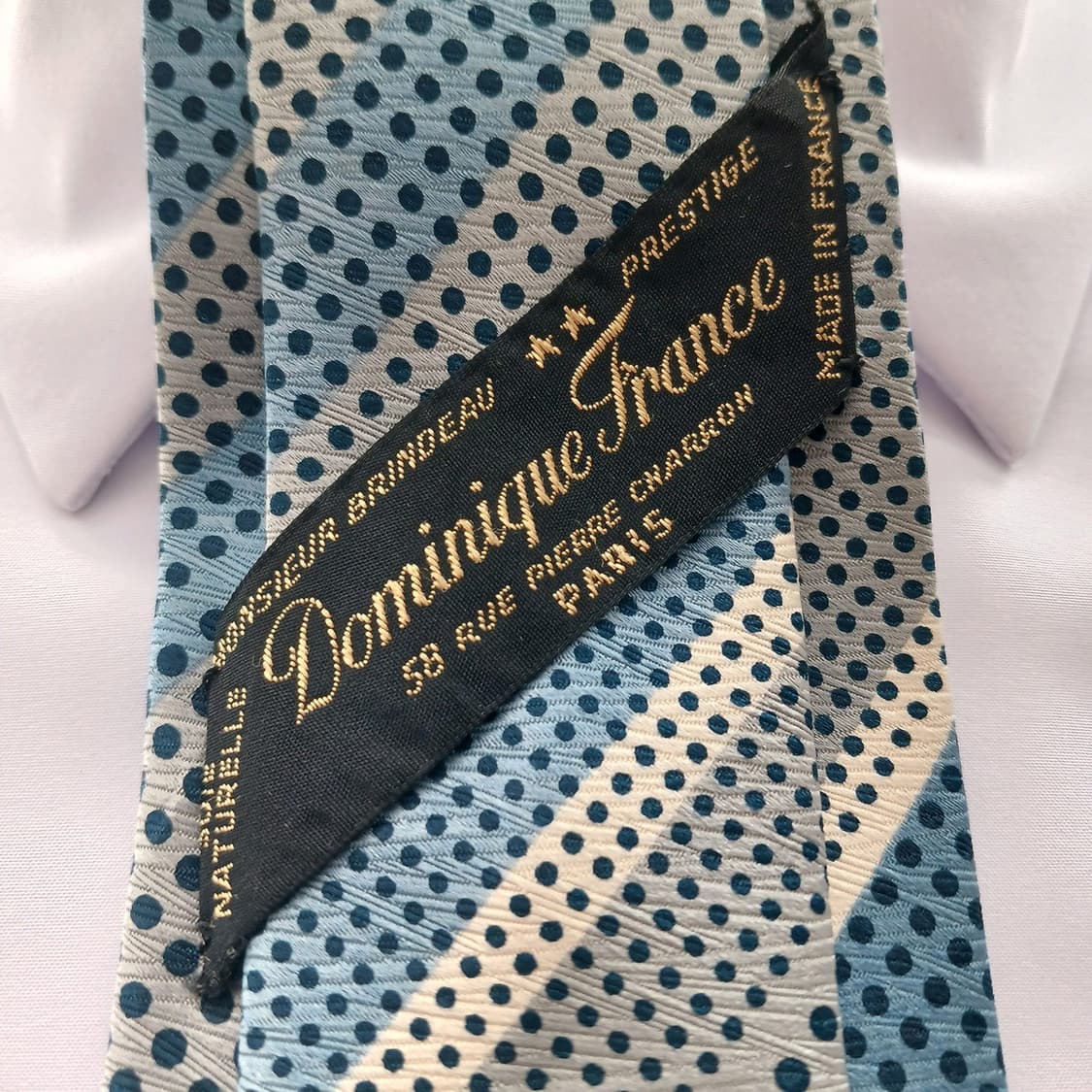 도미니크 프랑스 실크 블루 넥타이 8.2cm B등급  A18738
 상품이미지5