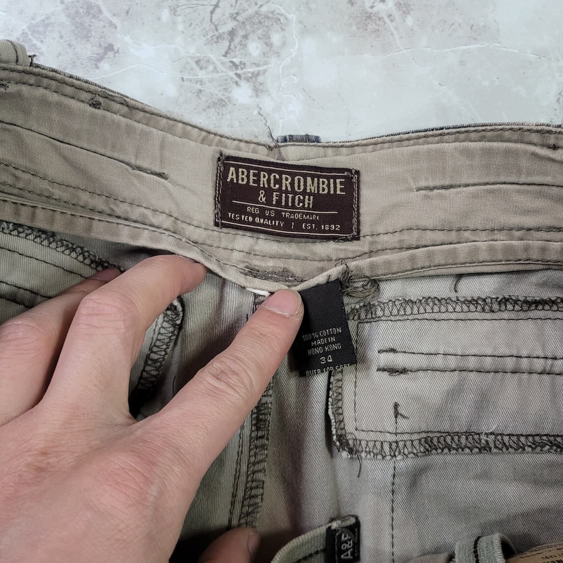 아베크롬비 카고 반바지 밀리터리 카모 상품이미지4