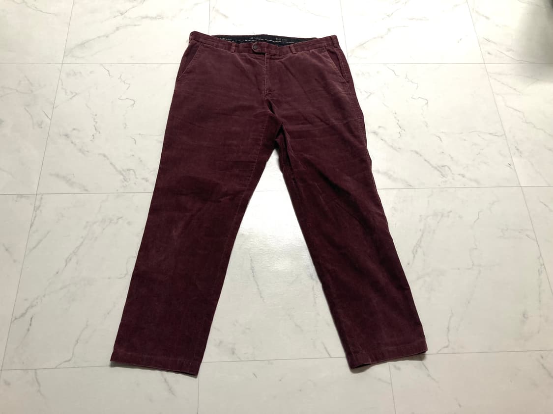 (거의 새것)닥스 골프 버건디 코듀로이 팬츠 36-38 상품이미지1