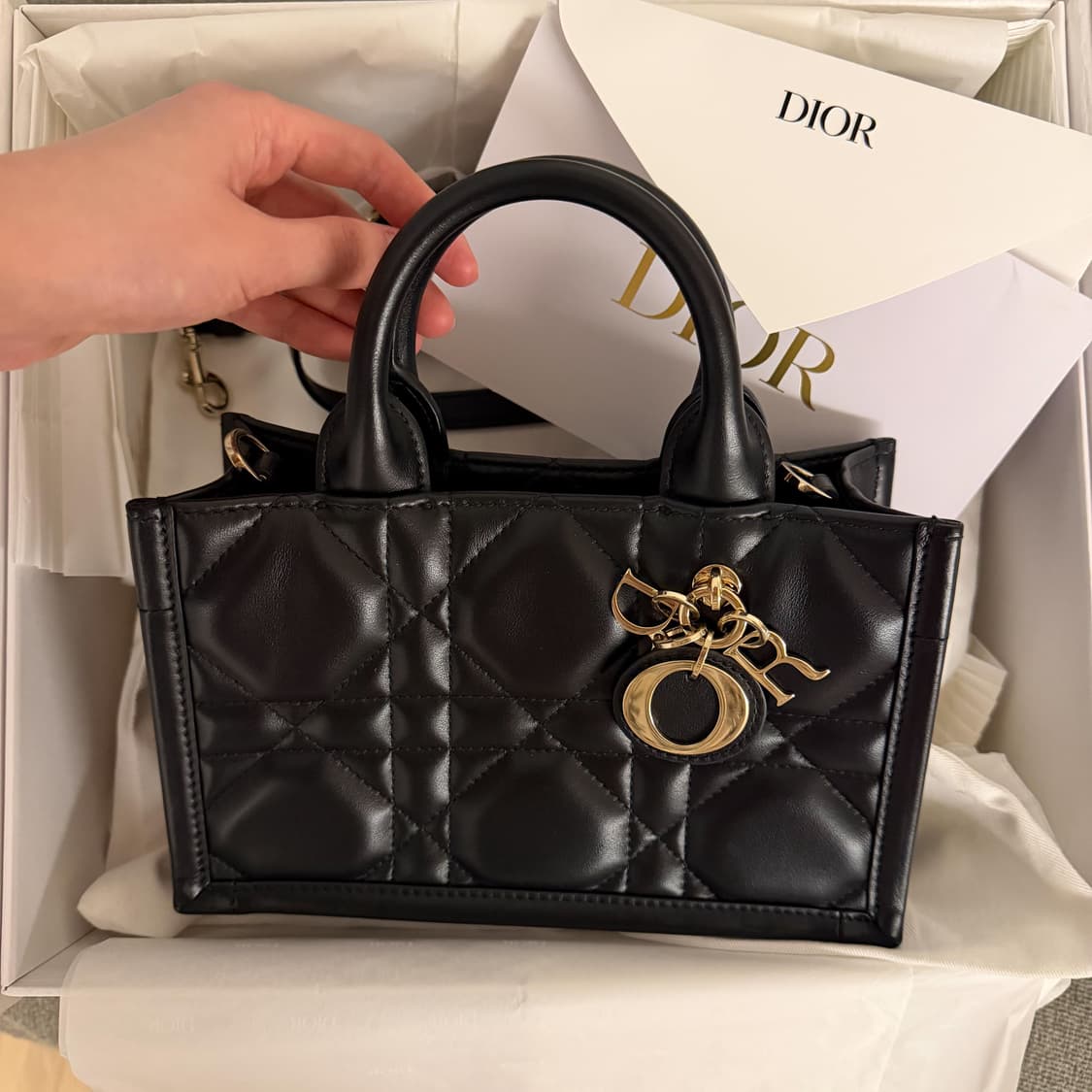 디올 북토트 미니백 레더 블랙 상품이미지1
