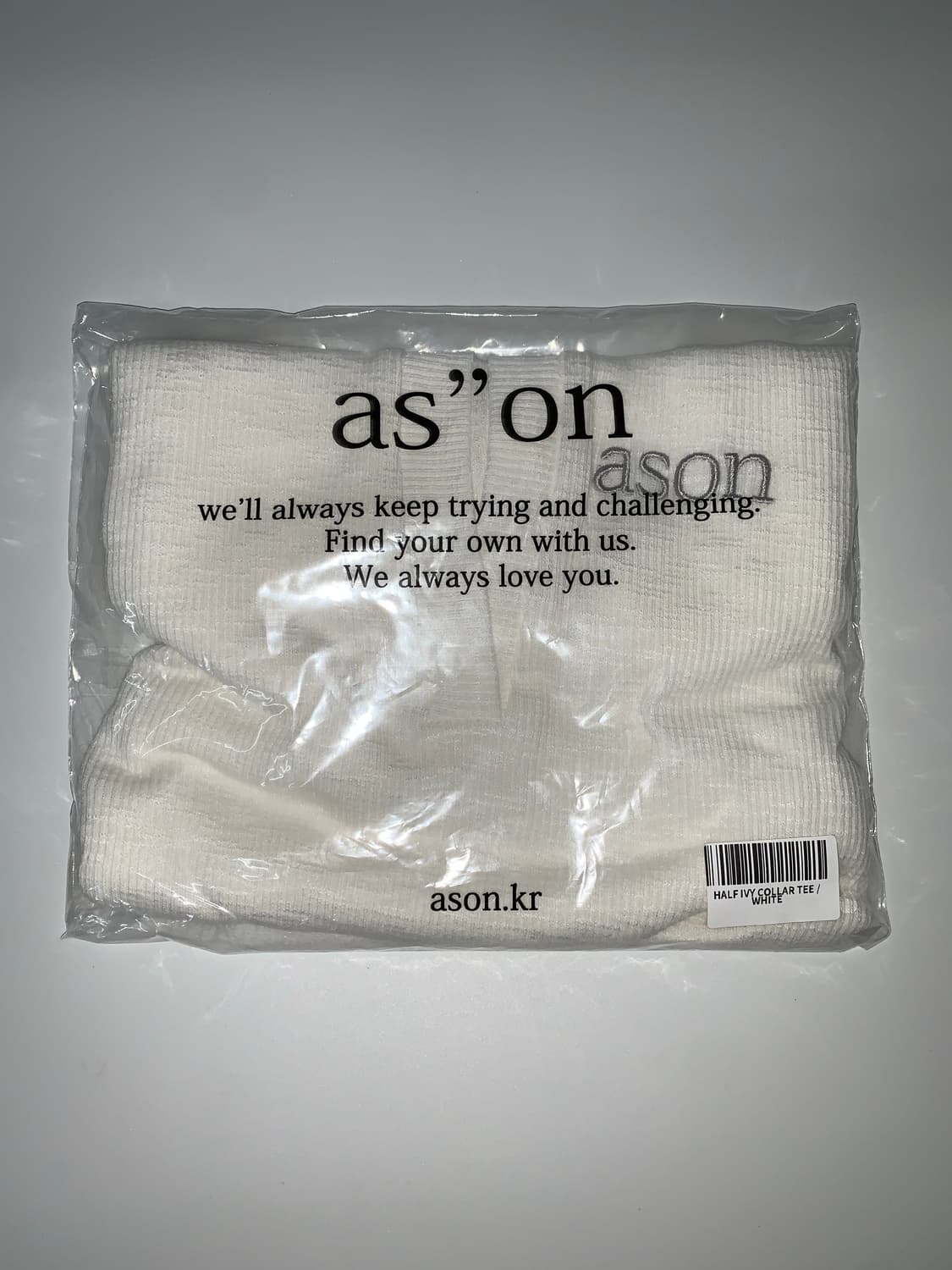 HALF IVY COLLAR TEE / WHITE 상품이미지6