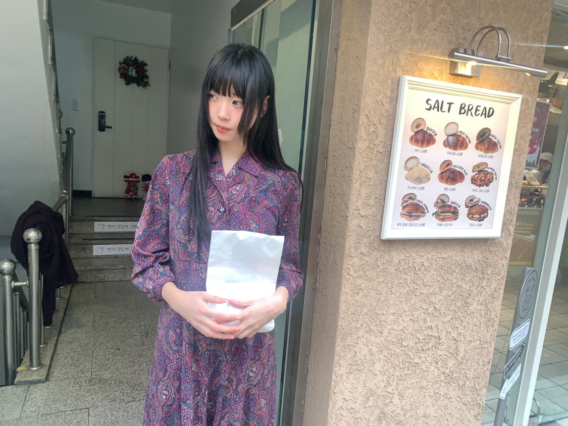 Oriental Collar Shirts Dress 상품이미지9