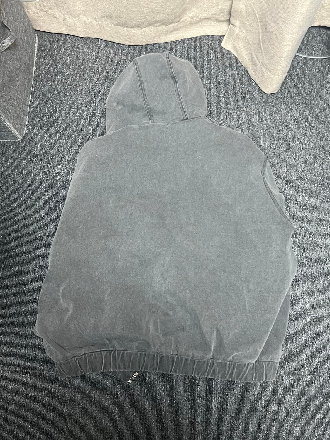 디서먼트 웨스턴 피그먼트 양털 워크집업 상품이미지3