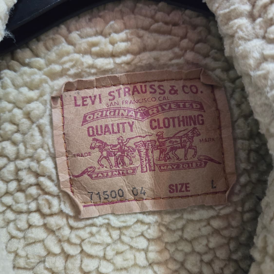 90's 리바이스 쉐르파 데님 자켓 71500 상품이미지7