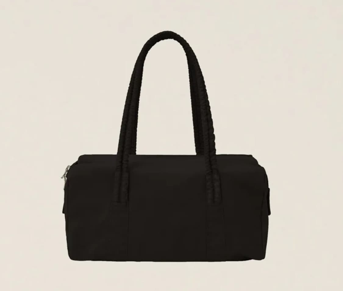 [새상품, S] GARMENT DYED DUFFLE BAG BLACK 상품이미지1