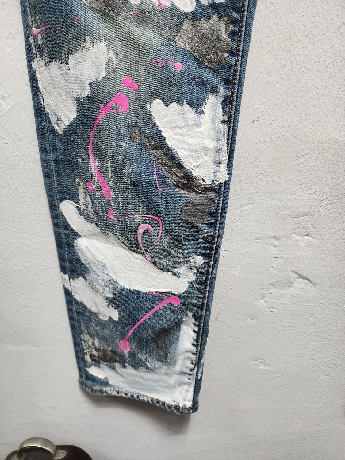 리바이스 511 페인팅 커스텀 데님 팬츠 상품이미지4