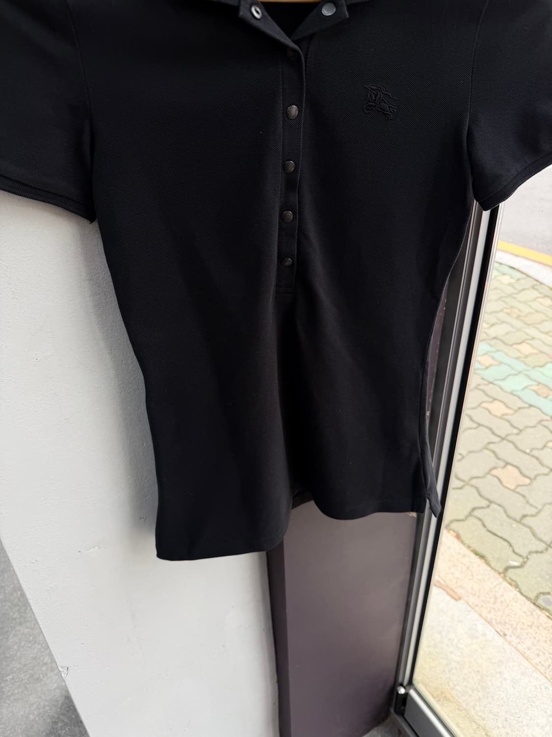 XS/ 버버리 로고자수 PK반팔 상품이미지4