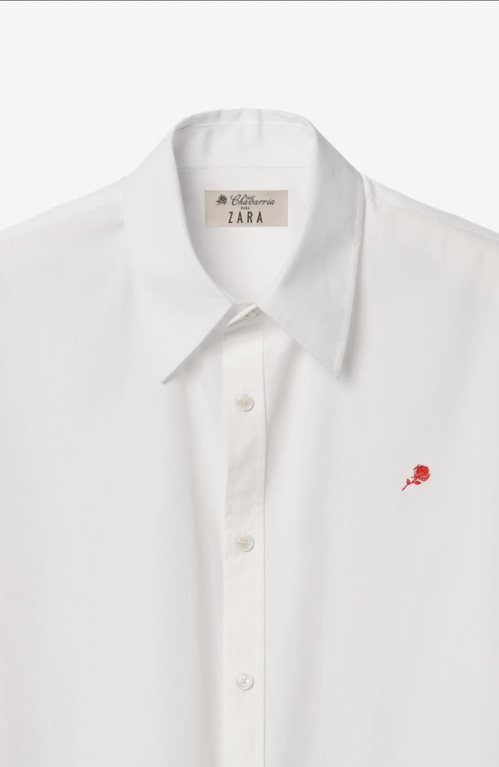 자라 x 윌리차바리아 코튼 셔츠 상품이미지2