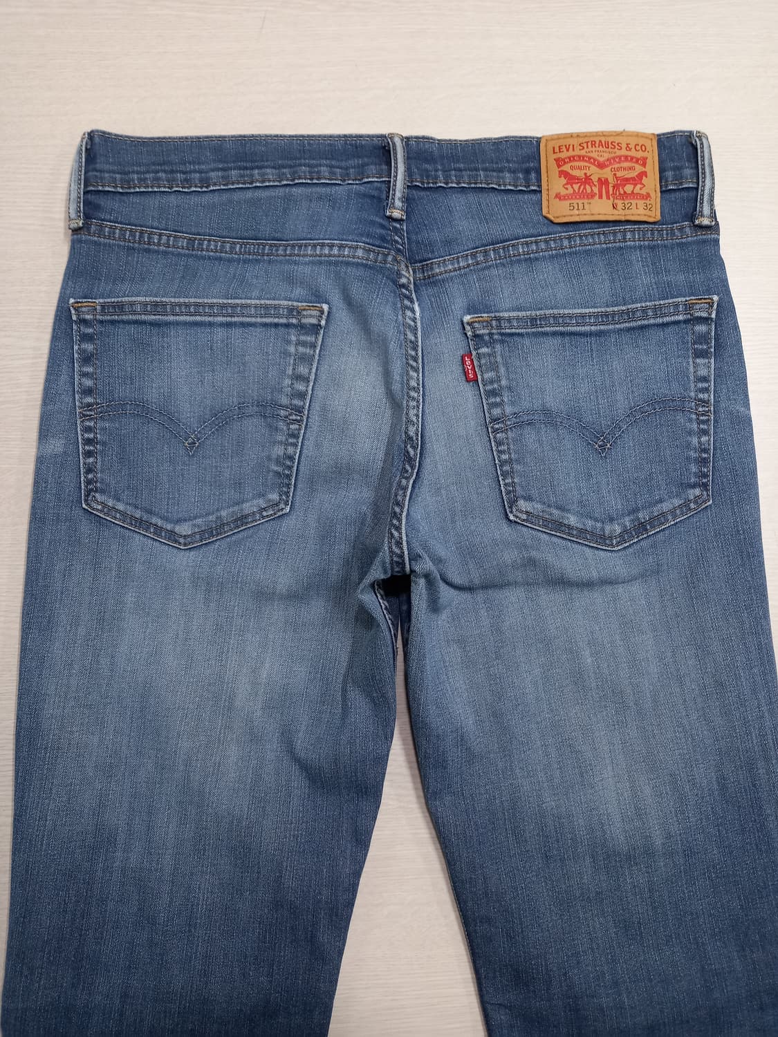 32 리바이스511 워싱 스판 슬림일자진 32-368 상품이미지4