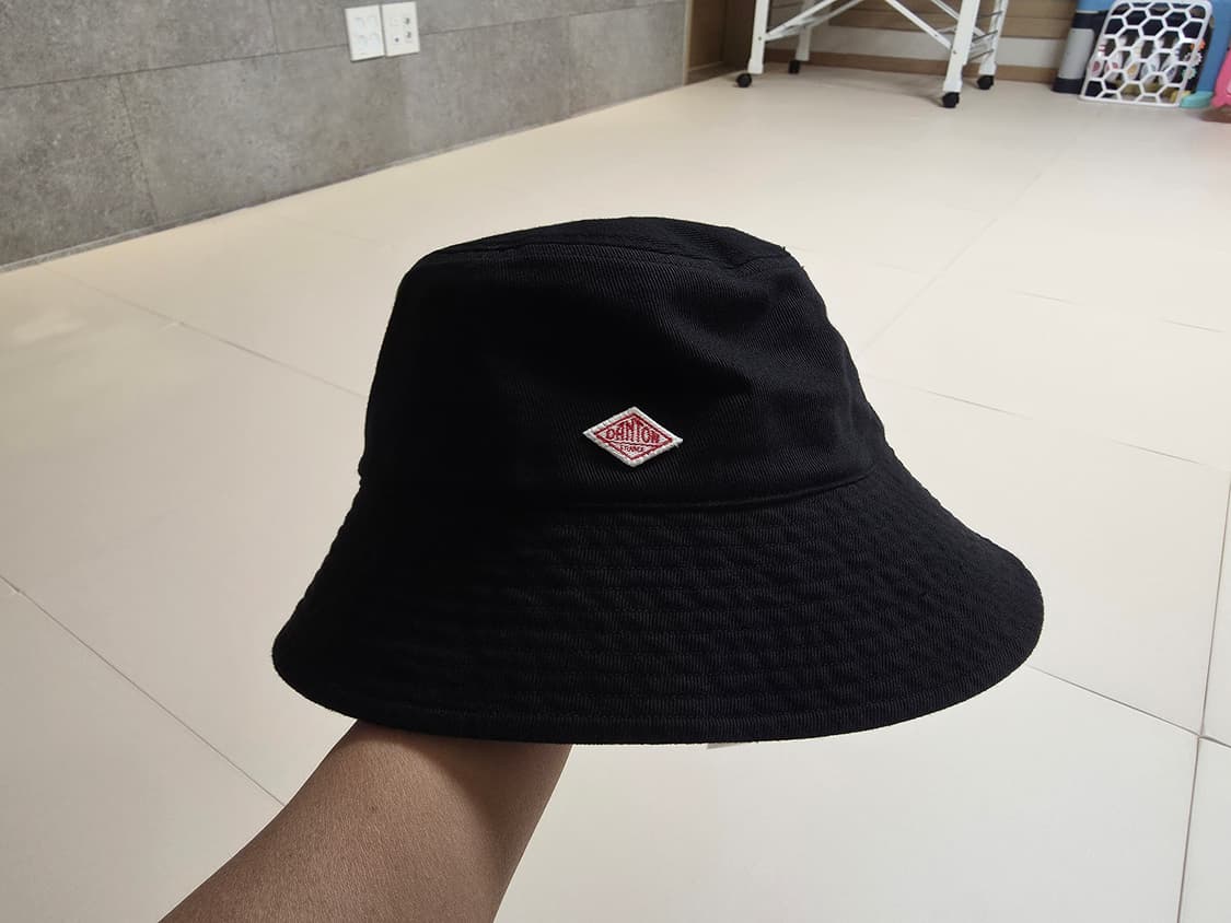 단톤 코튼 트월 버킷햇 블랙 상품이미지1