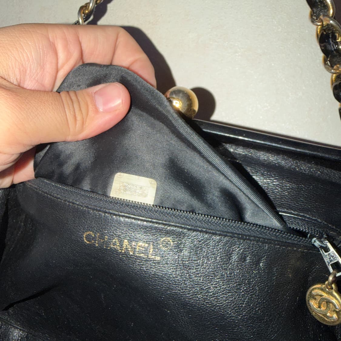 샤넬 마틀라세 체인 핸드백 페이던트 CC 체인백 상품이미지8