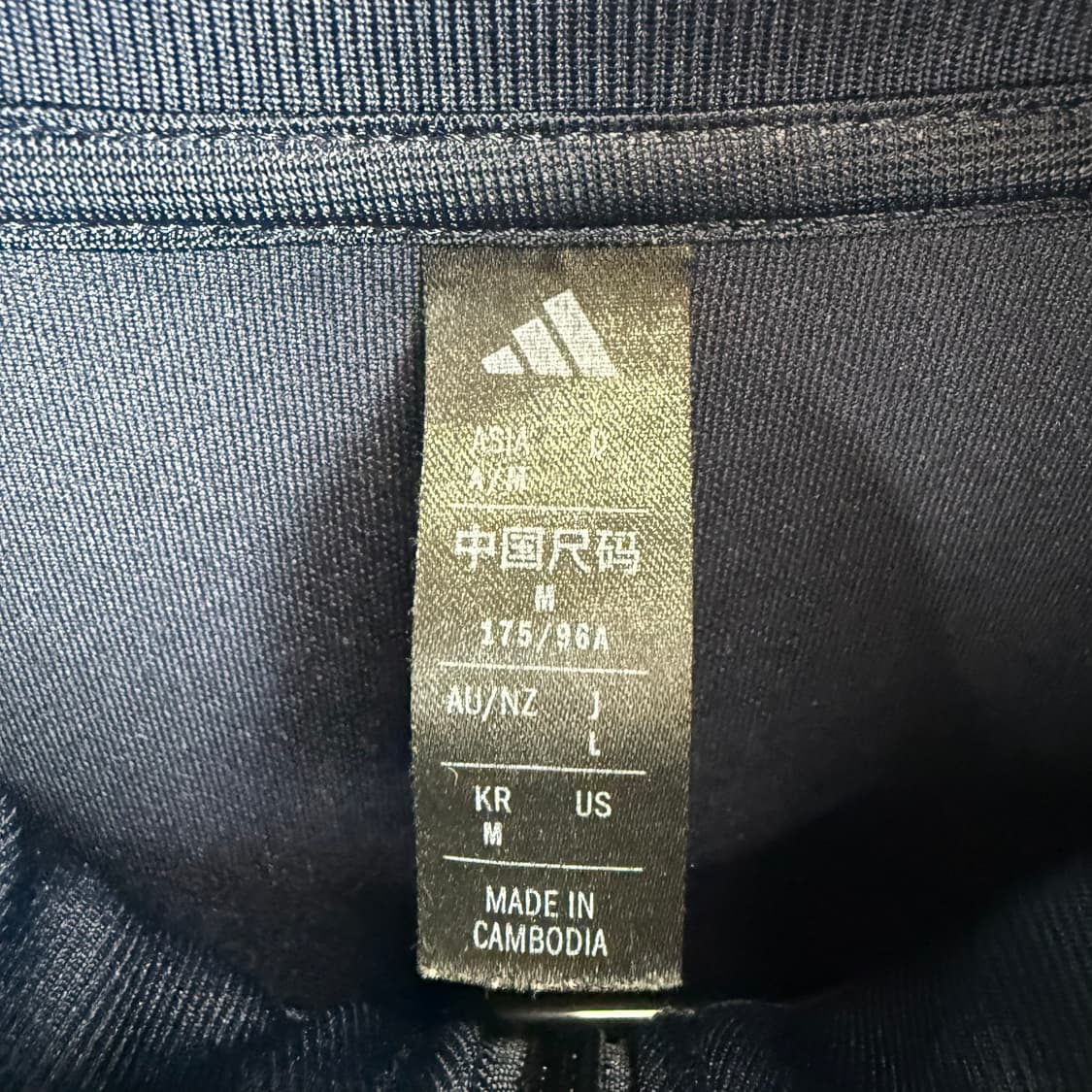 (M) 아디다스 신형 삼선 트랙탑 져지 네이비 상품이미지3