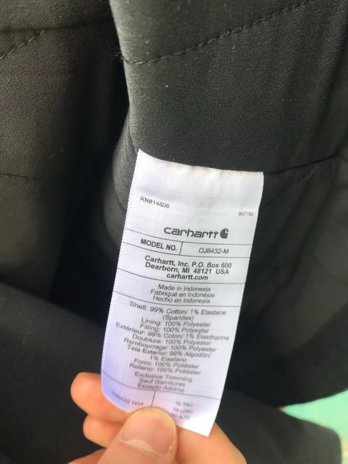 칼하트 오버핏 점퍼 상품이미지8