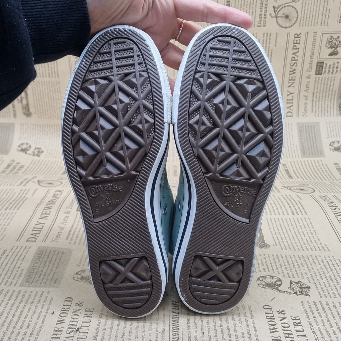 컨버스 올스타 하이 민트색 스니커즈240 상품이미지3