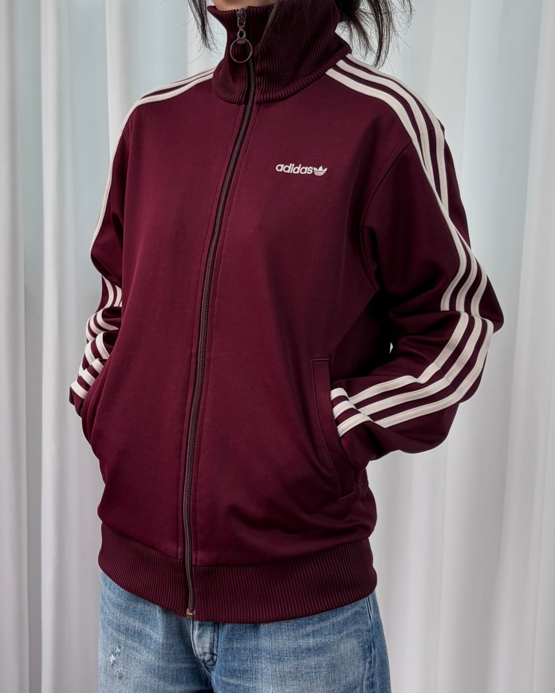 [M]아디다스 윈터베어 버건디 트랙탑 져지 상품이미지5